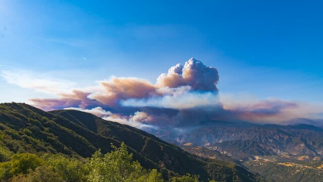 4K, Timelapse, Southern California, Wildfires, 