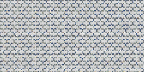 Multi Coloured mosaic chips pattern, Ceramic colourful marble textured square and rectangle tiles shapes, Royal design for home interior and graphic design