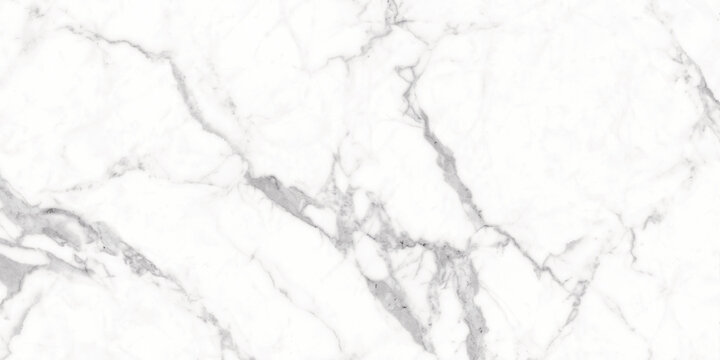 Luxury of white marble texture and background, Authentic and real high resolution natural stone, Grey unique veining pattern, Polished finish for ceramic tiles printing design