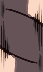 Aesthetic brown abstract background with copy space area. Suitable for poster and banner