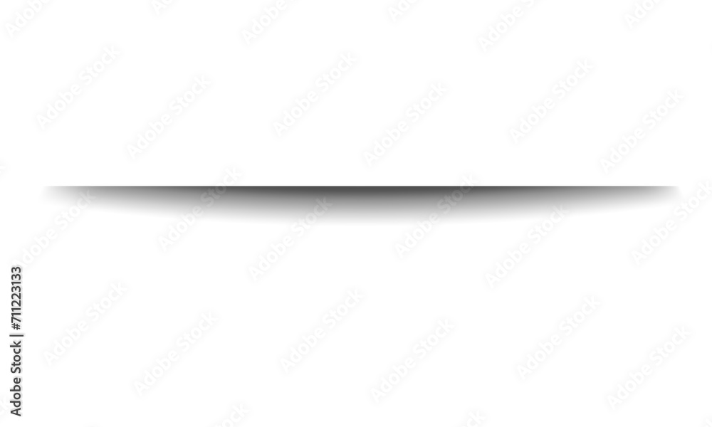 Poster Shadow strips, realistic lines overlay effect isolated on transparent background. Gradient borders with soft edges. Black paper shades, dividers graphic design elements, 3d PNG illustration shadow