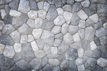pattern of decorative gray slate stone wall surface