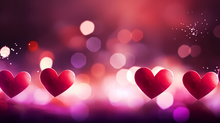 Romantic heart-shaped Valentine's Day background, symbolizing Valentine's Day, wedding, love