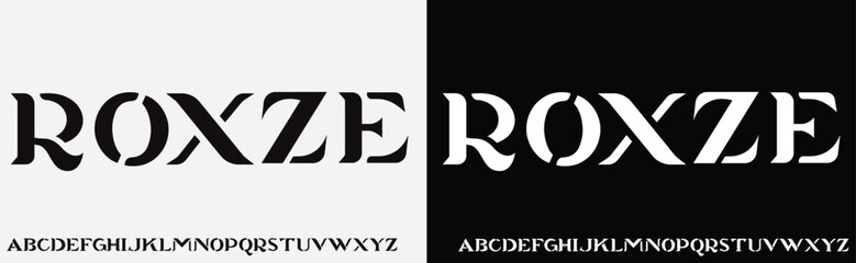 Modern Bold Font. Regular and Italic Typography urban style alphabet bold heavy fonts for fashion, sport, technology, digital, movie, logo design, vector illustration