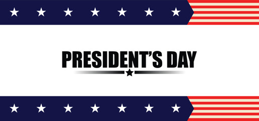 illustration design celebrating United States President's Day