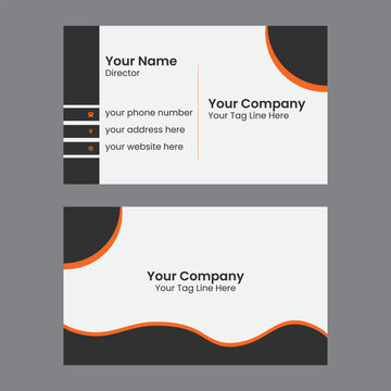 simple business card design template