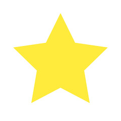 星を表すカラースタイルのアイコン