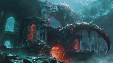 Fantasy dungeon blueprint