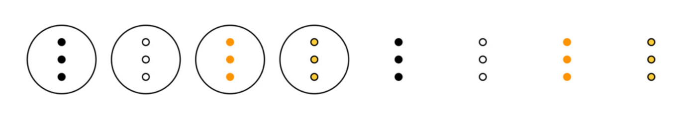 Menu Icon set vector. web menu sign and symbol. hamburger menu symbol