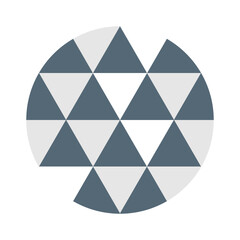 宝石を表すカラースタイルのアイコン