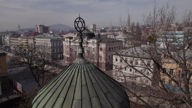 Star of David on Sarajevo Ashkenazi Synagogue