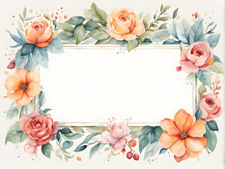 watercolor-illustration-by-featuring-a-minimalist-style-floral-frame