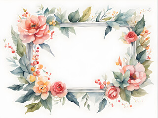 watercolor-illustration-by-featuring-a-minimalist-style-floral-frame