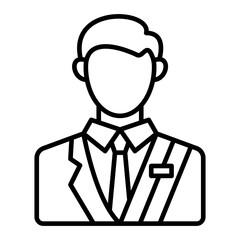   Politician line icon