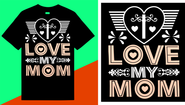 International Mother's day T shirt design .