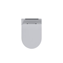 Lavatory pan isolated on a white background, bidet, 3D illustration, and CG render
