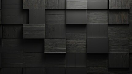 minimal black geometric background illustration modern wallpaper, dark stylish, simple monochrome minimal black geometric background