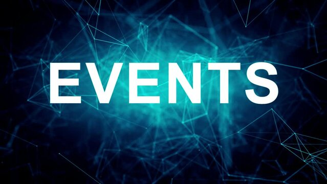 Animated futuristic texts about Event Photography Services, photography and events services