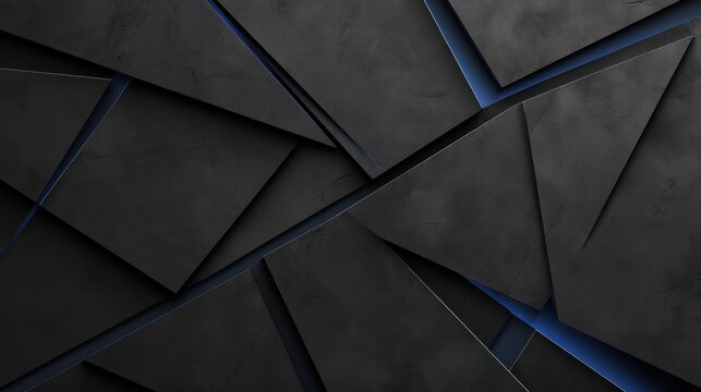 abstract black with dark blue Indigo accents background, minimalist, creative wallpaper