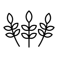   Barley line icon