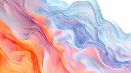 Obraz premium Fluid Gradient Abstract Wavy Background