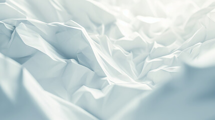  A soothing, high-quality image of a serene blue paper texture with a soft,  - obrazy, fototapety, plakaty