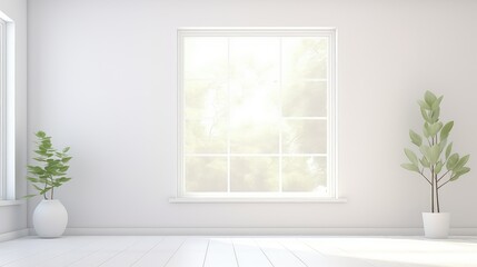 neutral white home background illustration serene fresh, cozy elegant, simple peaceful neutral white home background