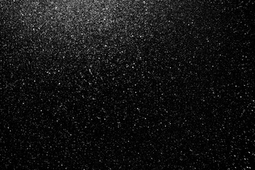 white black glitter texture abstract banner background with space. Twinkling glow stars effect....