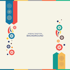 A Modern Korean Geometry Pattern Background