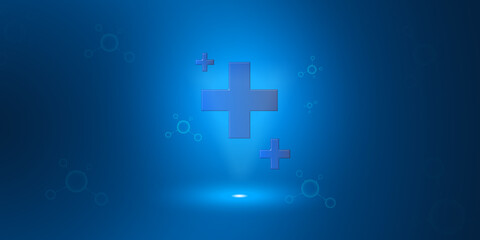 abstract health background and plus icon, concept of health insurance and medical welfare, Health insurance and access to health care, health care planning.