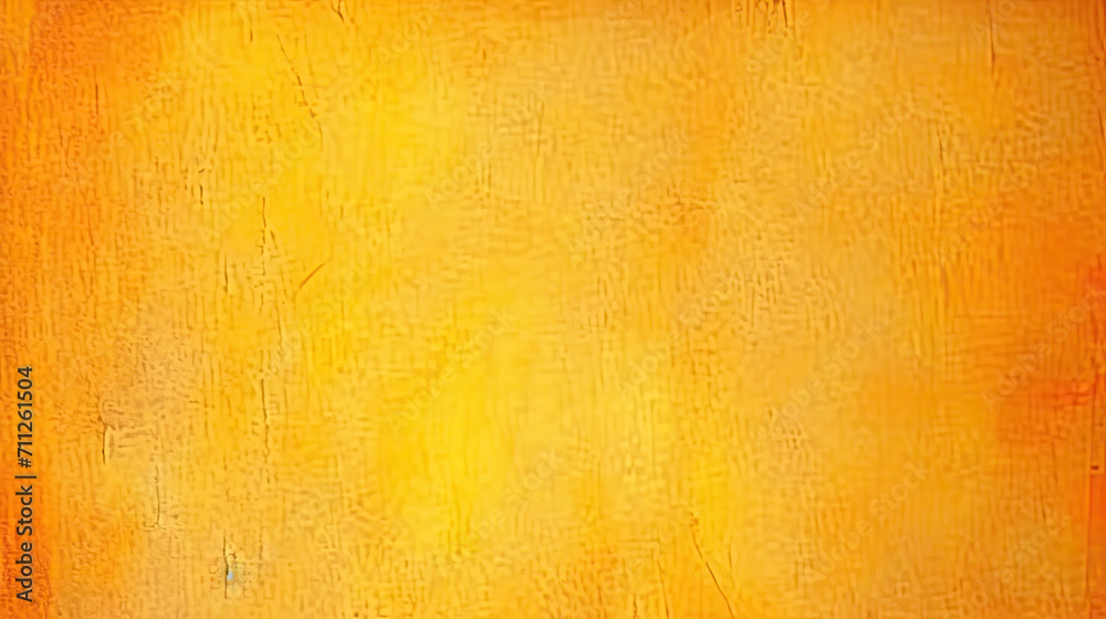 Wall mural old orange wall background, yellow abstract background