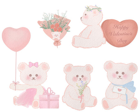 Illustration - Valentine day with love