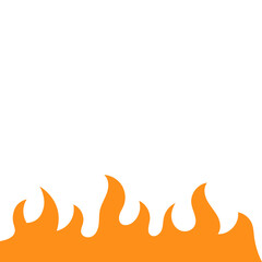 Fire Flame Flat Illustration
