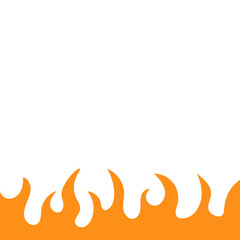 Fire Flame Flat Illustration
