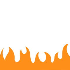 Fire Flame Flat Illustration