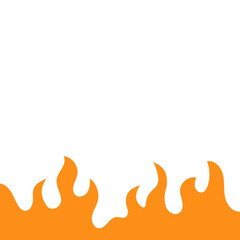 Fire Flame Flat Illustration