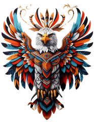 Tribal eagle spirit protect You from evil, Generative AI