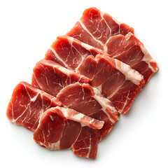 raw pork meat