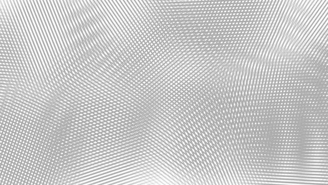 Animation of a steel grating with thin bars