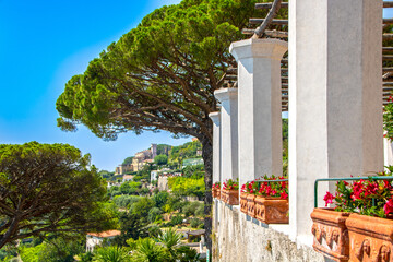 Villa Rufolo at Ravello on Amalfi coast