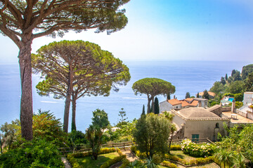 Villa Rufolo at Ravello on Amalfi coast