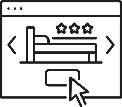 Hotel reservation service, booking room pre-oder