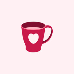 cup of coffee with hearts