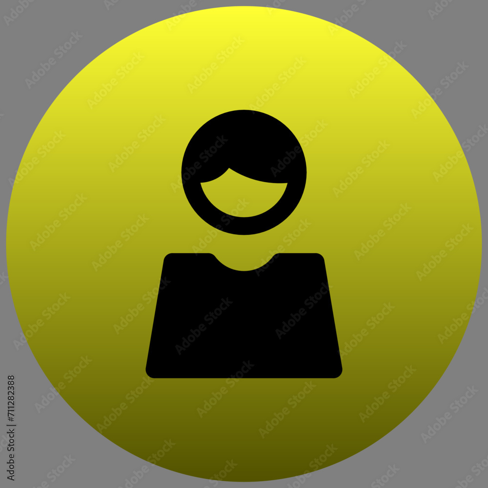 Canvas Prints user profile avatar icon