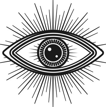 Providence talisman isolated eye of conspiracy
