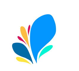 abstract background festival elemen full color