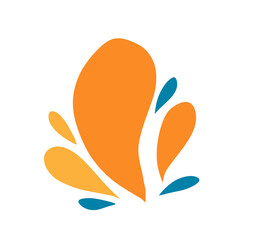 Obraz premium abstract logo design festival full color