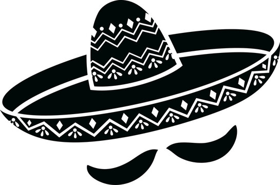 recommend clip art: Mariachi musician headdress mexican sombrero hat