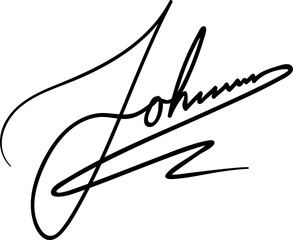 Official business signature, personal autograph