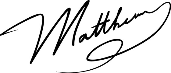 Obraz premium Personal autograph, business signature